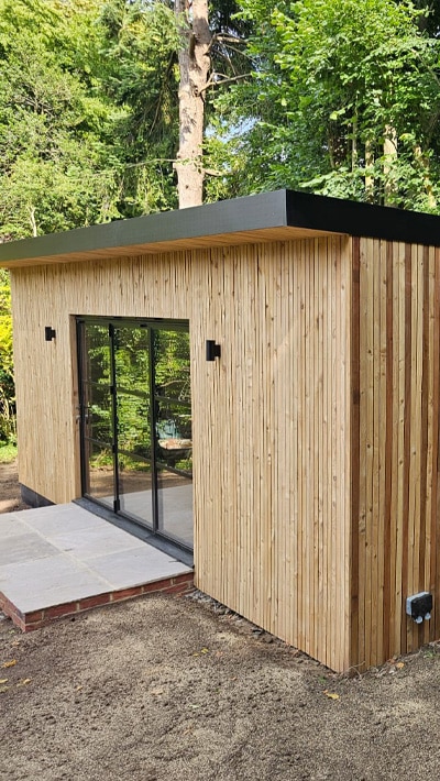 bespoke composite garden room in buckinghamshire